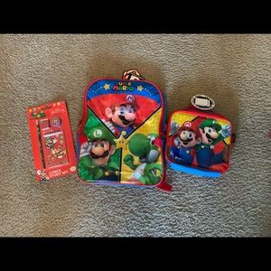 Brand new super Mario brothers back pack